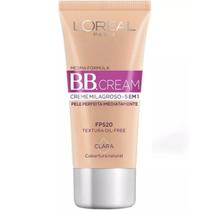 Base BB Cream L'oréal Paris 5 em 1 Cor Clara FPS 20 30ml