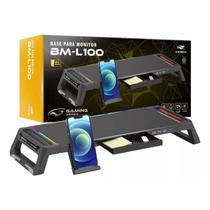 Base BM-L100 C3Tech Para Monitor Com Suporte Para Celular