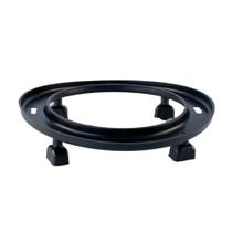 Base Botijão de Gás com Rodinhas Plástico Reforçado Preto Cozinha