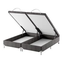 Base Box Baú Bipartido Queen Spubio Incofal 158x198x40cm
