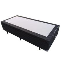 Base Box Baú Blindado Solteirão AColchoes Poliéster Preto 41x96x203 Base Box Baú Blindado Solteirão AColchoes Poliéster Preto 41x96x203