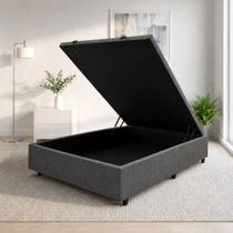 Base Box Bau Casal 138cm Linho Premium Damulti Base Box Bau Casal 138cm Linho Premium Damulti