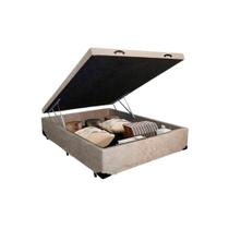 Base Box Baú Casal 138x188 Suede
