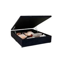 Base Box Baú Casal 138x188 Suede