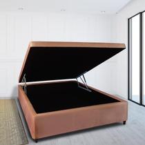 Base Box Baú Casal 138x188x46cm Luana Multimóveis CR35381 Base Box Baú Casal 138x188x46cm Luana Multimóveis CR35381