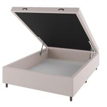 BASE BOX BAU CASAL CAIRO (43X138x188CM) TURKEY CREME - CASA GIULIA BASE BOX BAU CASAL CAIRO (43X138x188CM) TURKEY CREME - CASA GIULIA