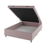 Base Box Bau Casal Cairo (43x138x188cm) Turkey Rose - Casa Giulia Base Box Bau Casal Cairo (43x138x188cm) Turkey Rose - Casa Giulia