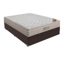 Base Box Baú Casal e Colchão Molas Ensacadas Airtech Spring Pocket Ortobom Marrom Base Box Baú Casal e Colchão Molas Ensacadas Airtech Spring Pocket Ortobom Marrom