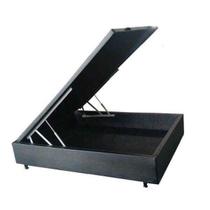 Base Box Baú Casal Sintético 39x138x188cm Base Box Baú Casal Sintético 39x138x188cm