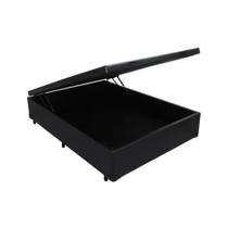 Base Box Baú Casal Suede 36x138x188