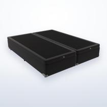 Base Box Baú King Preto Smart 36x193x203 Base Box Baú King Preto Smart 36x193x203