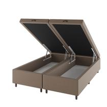 Base Box Bau King Size Cairo (43x193x203cm) Tabaco - Casa Giulia Base Box Bau King Size Cairo (43x193x203cm) Tabaco - Casa Giulia