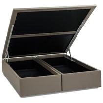 Base Box Baú material sintético Casal 138x188x39cm Ortobom