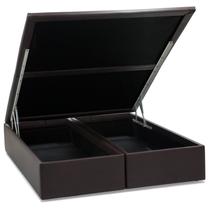 Base Box Baú material sintético Casal 138x188x39cm Ortobom