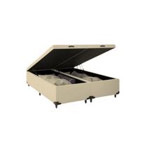 Base Box Baú Queen 158x198 material sintético