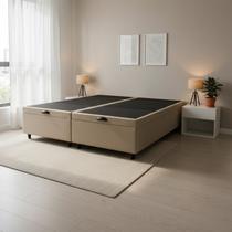 Base Box Baú Queen 158x198cm com Pistão a Gás Estrutura Reforçada Smart YesCasa Base Box Baú Queen 158x198cm com Pistão a Gás Estrutura Reforçada Smart YesCasa