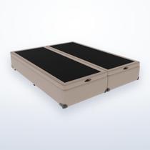 Base Box Baú Queen Bege Smart 36x158x198 Base Box Baú Queen Bege Smart 36x158x198