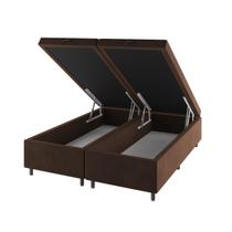 Base Box Bau Queen Size Cairo (43x158x198cm) Bombom - Casa Giulia Base Box Bau Queen Size Cairo (43x158x198cm) Bombom - Casa Giulia