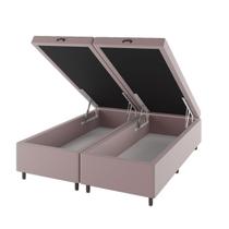 Base Box Bau Queen Size Cairo (43x158x198cm) Turkey Rose - Casa Giulia Base Box Bau Queen Size Cairo (43x158x198cm) Turkey Rose - Casa Giulia