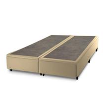 Base Box Baú Queen Size Prince Sued 0,79x1,97x0,41 Bege Base Box Baú Queen Size Prince Sued 0,79x1,97x0,41 Bege