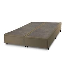 Base Box Baú Queen Size Prince Sued 0,79x1,97x0,41 Tabaco Base Box Baú Queen Size Prince Sued 0,79x1,97x0,41 Tabaco