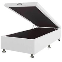 Base Box Baú Solteirão material sintético 40x108x188cm Framar Cor Branco
