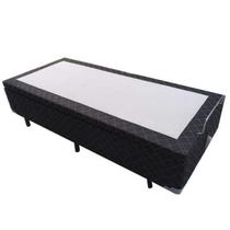 Base Box Baú Solteiro Belos Sonhos Poliéster Preto 41x78x188 Base Box Baú Solteiro Belos Sonhos Poliéster Preto 41x78x188