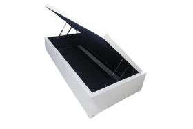 Base Box Baú Solteiro Branco - 88x188x35 Base Box Baú Solteiro Branco - 88x188x35