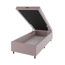 Base Box Bau Solteiro Cairo (43x88x188cm) Turkey Rose - Casa Giulia Base Box Bau Solteiro Cairo (43x88x188cm) Turkey Rose - Casa Giulia