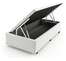 Base Box Baú Solteiro Suede 188x78cm