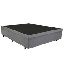 Base Box Baú Viúva 128x188x42cm material sintético B&g Base Box Baú Viúva 128x188x42cm material sintético B&g