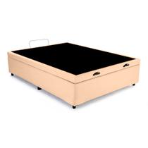 Base Box Baú Viúva Santo Box Sintético Bege 47x128x188 Base Box Baú Viúva Santo Box Sintético Bege 47x128x188