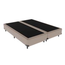 Base Box Bege King 193cm Madeira KazaMix Base Box Bege King 193cm Madeira KazaMix