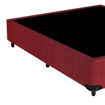 Base Box Bipartido Queen Suede 1.58X1.98 Genki Kenko