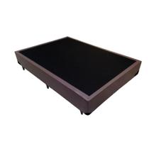 Base Box Blindado Viúva Homequeen material sintético Marrom 40x128x188