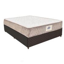 Base Box Cama Casal Com Colchão (138x59x188) Gazin Cr35222 marrom