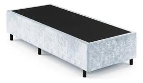 Base Box cama Solteiro 188x88x38cm Suede