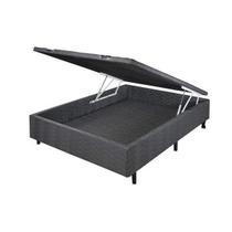 Base Box Casal 47cmx138cmx188cm com Baú Poliéster