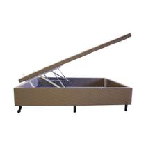 Base Box Casal 47x138x188cm com Baú Sued