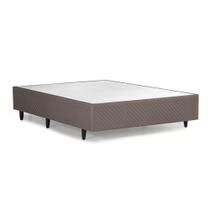 Base Box Casal Barry 138x188x39cm Herval Marrom