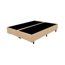Base Box Casal Bipartido Santo Box Sintético 40x138x188