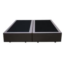 Base Box Casal Bipartido Santo Box Sintético 40x138x188