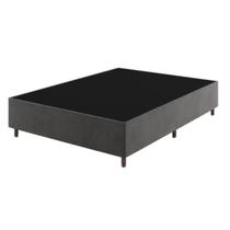Base Box Casal Class (38x138x188cm) Grafite - Casa Giulia Base Box Casal Class (38x138x188cm) Grafite - Casa Giulia