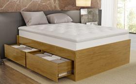 Base Box Casal com 4 Gavetas em Madeira Maciça 1,60 Libanesa Imbuia - Straub Web Base Box Casal com 4 Gavetas em Madeira Maciça 1,60 Libanesa Imbuia - Straub Web