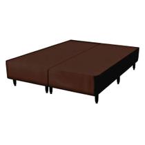 Base Box Casal King Size Tozatto Uni Marrom - 193x203x26cm