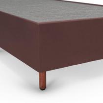 Base Box Casal King Size Tozatto Uni Marrom - 193x203x26cm