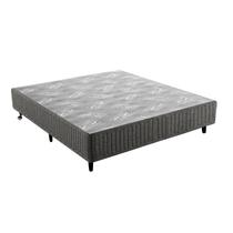 Base Box Casal Linun 53 29cm X 138cm X 188cm Preto