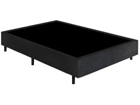 Base Box Casal Love Story Black Confort 138x188x27cm Gazin Base Box Casal Love Story Black Confort 138x188x27cm Gazin