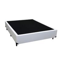 Base Box Casal material sintético Extremo Reforçado Homequeen Branco 40x138x188
