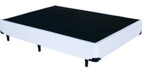 Base Box Casal Sintético Branco
